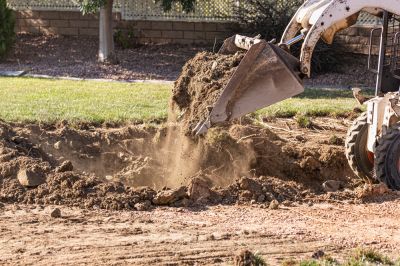 Grading the Back Yard
