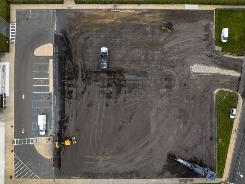 Parking Lot Excavation in Woodstock, GA